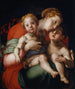 Die Jungfrau mit Kind und dem jungen Johannes - Pontormo Jacopo Carucci — Ansicht des Kunstwerks