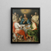 Abendmahl in Emmaus - Pontormo Jacopo Carucci — gerahmtes Bild an der Wand