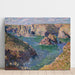 Reproduktion des Gemäldes Port-Domois, Belle-Île - Claude Monet