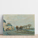 Reproduktion des Gemäldes Port-Marly vor der Flut - Alfred Sisley