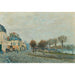 Reproduktion des Gemäldes Port-Marly vor der Flut - Alfred Sisley
