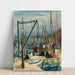 Reproduktion des Gemäldes Hafen von Marseille - Moïse Kisling