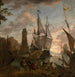 Hafen im orientalischen Meer - Hendrik van Minderhout — Ansicht des Kunstwerks