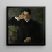 Portrait von August Radwan, Pianist - Olga Boznanska — gerahmtes Bild an der Wand