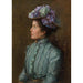 Reproduktion des Gemäldes Portrait von Elisabeth Sophia Maria (Betsy) Cavalini - Piet Mondrian