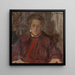 Portrait von Eliza Pareska geborene Mhleisen - Witold Wojtkiewicz — gerahmtes Bild an der Wand