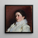 Portrait von Elizabeth Nelson Fairchild - John Singer Sargent — gerahmtes Bild an der Wand