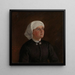 Portrait von Elseberg Herrestvedt - Adolph Tidemand — gerahmtes Bild an der Wand