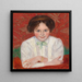 Portrait von Inge Simberg - Hugo Simberg — gerahmtes Bild an der Wand