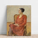 Reproduktion des Gemäldes Portrait von Olga Neuberg - Max Liebermann