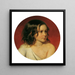 Portrait eines Kindes - Josef Matthias Aigner — gerahmtes Bild an der Wand