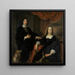 Portrait eines verheirateten Paares - Govert Flinck — gerahmtes Bild an der Wand