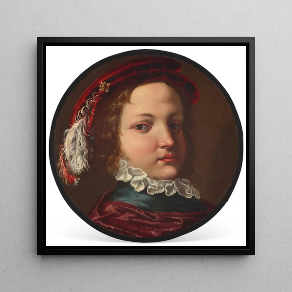 Portrait d'un garçon - Angelo Caroselli