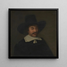 Portrait eines Mannes, vielleicht Jan de Hooghe 1608-1682 - Paulus Hennekyn — gerahmtes Bild an der Wand