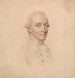 Portrait eines jungen Mannes, der auf frischer Tat ertappt wurde, nach rechts gewandt - John Smart — Ansicht des Kunstwerks