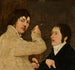 Portrait eines Malers mit einem jungen Mann - Jan Antoni Blank — Ansicht des Kunstwerks