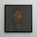 Portrait eines alten Mannes - Ernst Hnler — gerahmtes Bild an der Wand