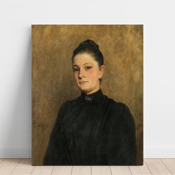 Reproduktion des Gemäldes Portrait einer jungen Frau - Henri Lebasque