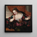 Portrait einer Dame - Cornelis de Vos — gerahmtes Bild an der Wand