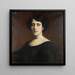 Portrait einer Dame mit Spitzenkragen - Franz von Stuck — gerahmtes Bild an der Wand