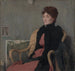 Portrait einer Frau - Edmond François Aman-Jean — Ansicht des Kunstwerks