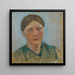 Portrait einer Frau - Wilhelm Legler — gerahmtes Bild an der Wand