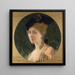 Porträt von Cécile Sorel 1873-1966, Mitglied der Comédie-Française in der Rolle der Gräfin im Hochzeit des Figaro - Louis Édouard Fournier — gerahmtes Bild an der Wand