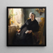 Portrait von Cecilie Trier geborene Melchior - Bertha Wegmann — gerahmtes Bild an der Wand