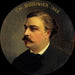 Portrait von Charles Bodinier 1844-1911, Kassierer der Comédie-Française - Daniel Brard — in einem Innenraum präsentiert