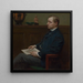 Portrait de Charles Lawrence Hutchinson - Gari Melchers — gerahmtes Bild an der Wand