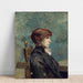 Reproduktion des Gemäldes Portrait von Jeanne Wenz - Henri de Toulouse-Lautrec