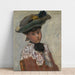 Reproduktion des Gemäldes Portrait einer jungen Frau mit Hut - Pierre Bonnard