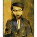 Reproduktion des Gemäldes Portrait des Miezystaw Zborowski - Moïse Kisling Gemälde