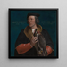 Portrait de Robert Cheseman - Hans Holbein le Jeune — gerahmtes Bild an der Wand