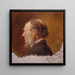 Portrait de Simon Toldstad, étude - Adolph Tidemand — gerahmtes Bild an der Wand