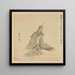 Portrait von Tao Yuanming - Chen Hongshou — gerahmtes Bild an der Wand