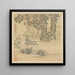 Portrait de Zhongqing dans un paysage - Chen Hongshou — gerahmtes Bild an der Wand