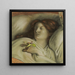 Portrait der Genesenden von Emma Madox Brown - Ford Madox Brown — gerahmtes Bild an der Wand