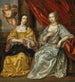 Portrait de deux nobles avec Cupidon - Jan Mijtens — Ansicht des Kunstwerks