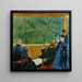 Familienporträt der Familie Polenow - Boris Kustodiev — gerahmtes Bild an der Wand