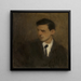 Portrait eines jungen Mannes - Frank Edwin Scott — gerahmtes Bild an der Wand