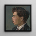 Portrait des Künstlers J Korezska - Stefan Polkorb — gerahmtes Bild an der Wand