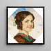 Portrait der Tochter Mary - Franz von Stuck — gerahmtes Bild an der Wand