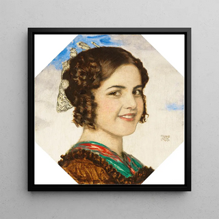Portrait de la fille Mary - Franz von Stuck