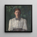 Portrait der Künstlerin Helga Ring - Signe Scheel — gerahmtes Bild an der Wand