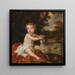 Portrait der Prinzessin Isabelle 1676-1680 Tochter von König Jakob II. und Marie von Modena - Sir Peter Lely — gerahmtes Bild an der Wand