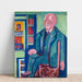 Reproduktion des Gemäldes Portrait des Doktors Carl Hagemann - Ernst Ludwig Kirchner