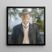 Portrait des Komponisten Thorvald Lammers - Erik Werenskiold — gerahmtes Bild an der Wand