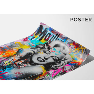 Street Art Gemälde – Ikonische Marilyn
