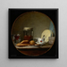 Topf mit Aprikosen - Jean Simon Chardin — gerahmtes Bild an der Wand